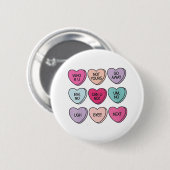 Anti-Valentinstag Funny Single Awareness Button (Vorne & Hinten)