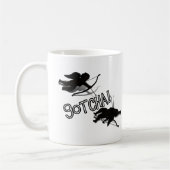 Anti-Valentinstag - 'GOTCHA' Cupids Duell Kaffeetasse (Links)