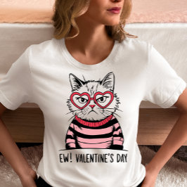 Anti-Valentinstag-Katze T-Shirt