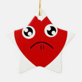 Anti-Valentinstag Keramikornament (Vorne)