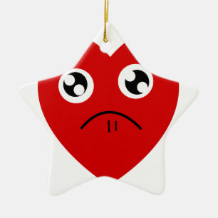 Anti-Valentinstag Keramikornament