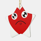 Anti-Valentinstag Keramikornament (Links)