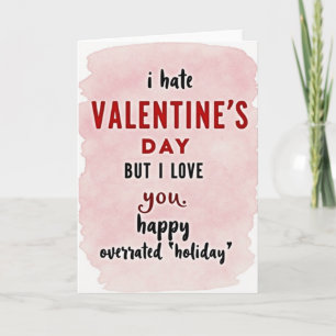 Anti Valentinstag Lieb Dich Karte