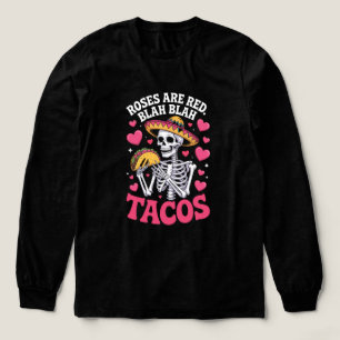 Anti Valentinstag Rosen sind rot Tacos Skeptischer Tri-Blend Shirt