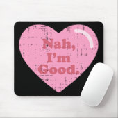 Anti-Valentinstag Single Awareness Heart Nah Im Mousepad (Mit Mouse)