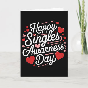 Anti-Valentinstag Singles Awareness Day Lustige Si Karte