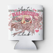 Anti-Valentinstag-Skelette Dosenkühler (Rückseite)