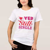 Anti-Valentinstag Tri-Blend Shirt (Vorderseite)