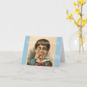 Anti-Vatertagskarte, Fehlfunktion der Familie des Karte (Gelbe Blume)