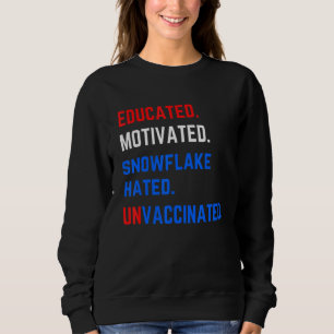 Anti Vax Impfstoff gegen Sozialismus Sozialistisch Sweatshirt