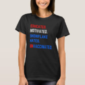 Anti Vax Impfstoff gegen Sozialismus Sozialistisch T-Shirt (Vorderseite)