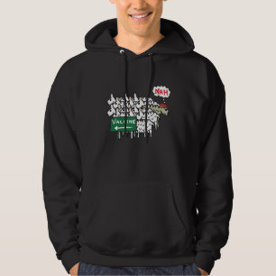 Anti Vax Schaf-Impfung Hoodie