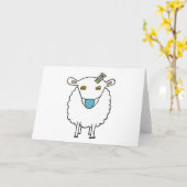 Anti Vax Schaf-Impfung Karte (Gelbe Blume)