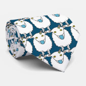 Anti-Vax-Schaf-Impfung Krawatte (Gerollt)