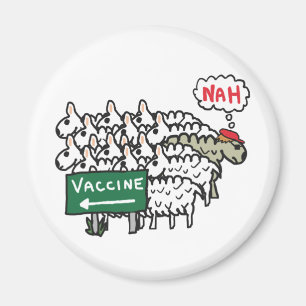 Anti-Vax-Schaf-Impfung Magnet