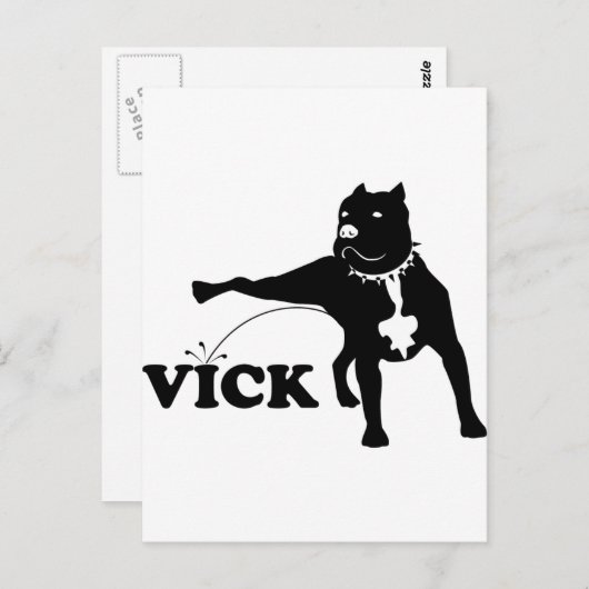 Anti-Vick Postkarte (Vorne/Hinten)