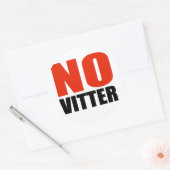ANTI-VITTER RUNDER AUFKLEBER (Umschlag)