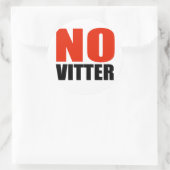 ANTI-VITTER RUNDER AUFKLEBER (Tasche)