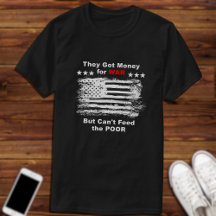 Anti=War Distressed Flag