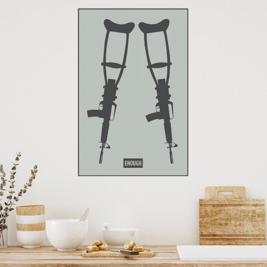 Anti War Poster Print (Küche)