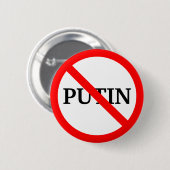 Anti Wladimir Putin Button (Vorne & Hinten)