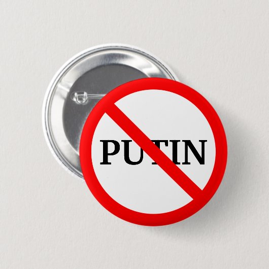 Anti Wladimir Putin Button (Vorne & Hinten)