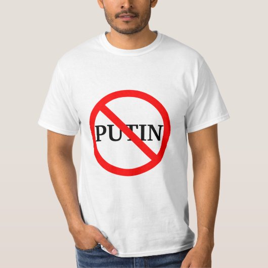 Anti Wladimir Putin T-Shirt (Vorderseite)