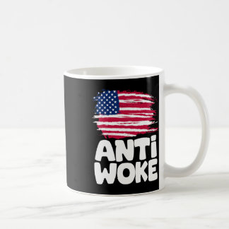 Anti-Woke-Amerikanische-Flagge-Konservative-Republ Kaffeetasse