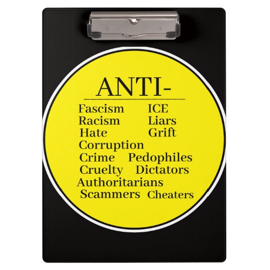 Anti-Zwischenablage Klemmbrett (Vorderseite)