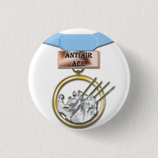 Antiair Asmedaillenknopf Button (Vorderseite)
