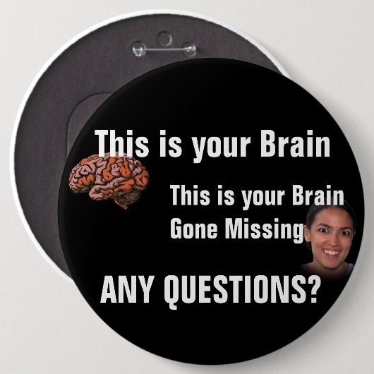 Antialexandria Ocasio-Cortez Button (Vorne & Hinten)