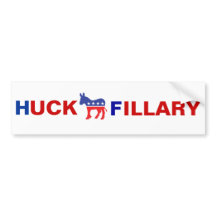 AntiAutoaufkleber Hillary Clinton