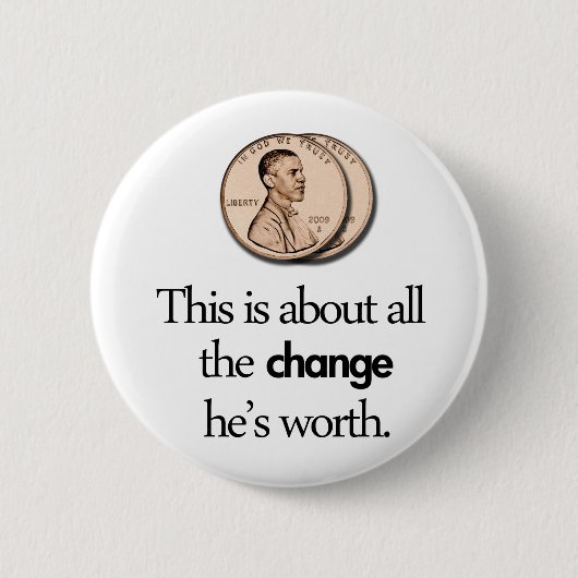 ANTIbarack obama Button (Vorderseite)