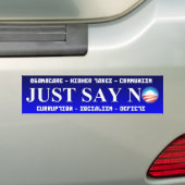 Antibarack obama Entwurf Autoaufkleber (Auf Auto)
