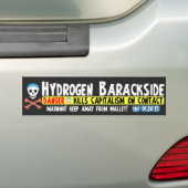 Antibarack obama - Wasserstoff Barackside Autoaufkleber (Auf Auto)