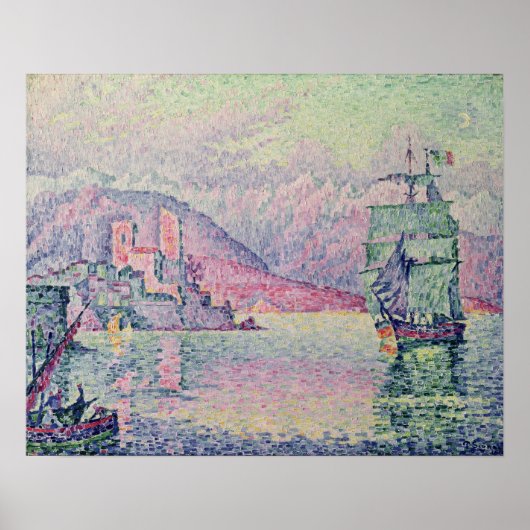 Antibes, Abend, 1914 Poster (Vorne)