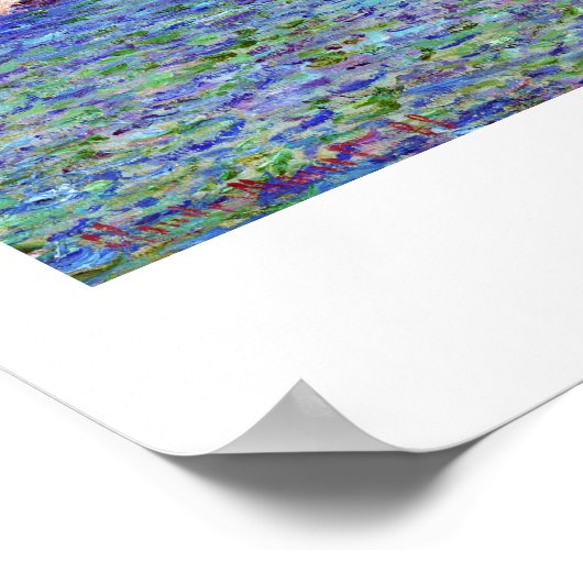 Antibes, Afternoon Effect, Claude Monet cool, 1888 Poster (Ecke)