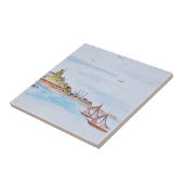 Antibes am Mittelmeer, Frankreich Fliese (Seite)