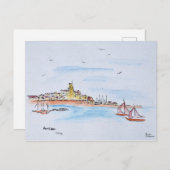 Antibes am Mittelmeer, Frankreich Postkarte (Vorne/Hinten)