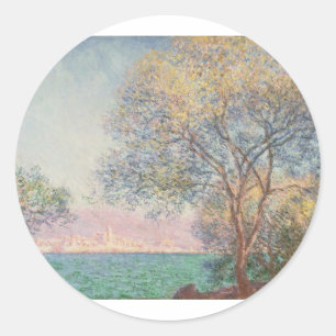 Antibes, am Morgen (1888) Runder Aufkleber