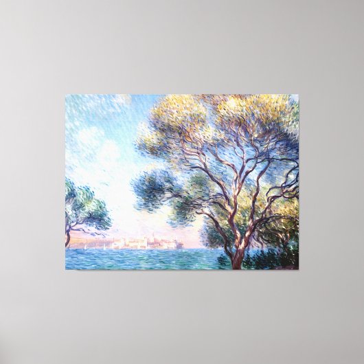 Antibes am Morgen Leinwanddruck (Vorderseite)