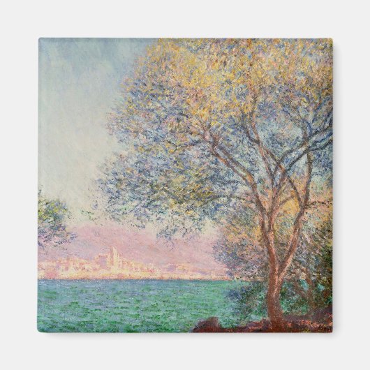 Antibes am Morgen Magnet (Vorne)