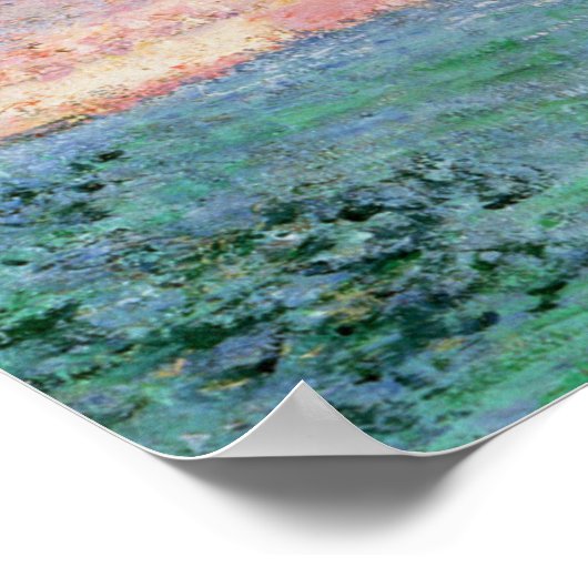 Antibes am Morgen Poster (Ecke)