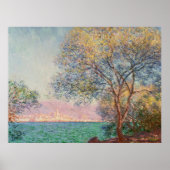 Antibes am Morgen Poster (Vorne)