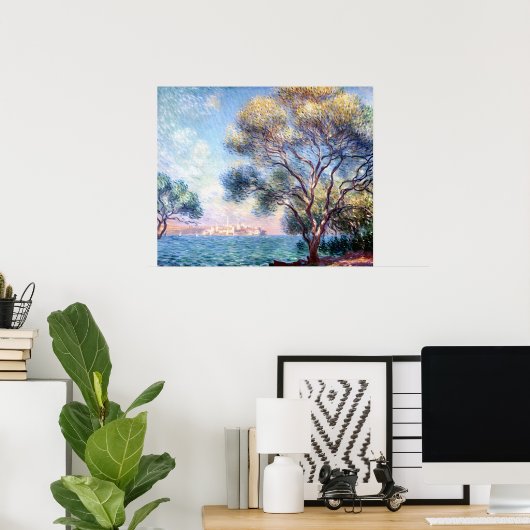 Antibes am Morgen Poster (Heimbüro)