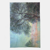 Antibes am Morgen von Claude Monet Geschirrtuch (Vertikal)