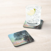 Antibes am Morgen von Claude Monet Getränkeuntersetzer (Rechte Seite)