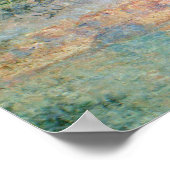 Antibes am Morgen von Claude Monet Poster (Ecke)