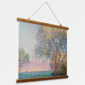 Antibes am Morgen Wandteppich Mit Holzrahmen (Gewinkelt)