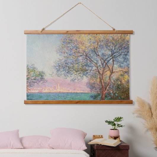 Antibes am Morgen Wandteppich Mit Holzrahmen (Schlafzimmer)